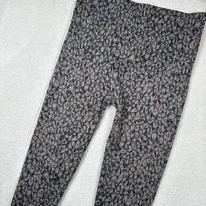 SPANX Leggings Seamless Leopard Cheetah Animal Print Womens Medium